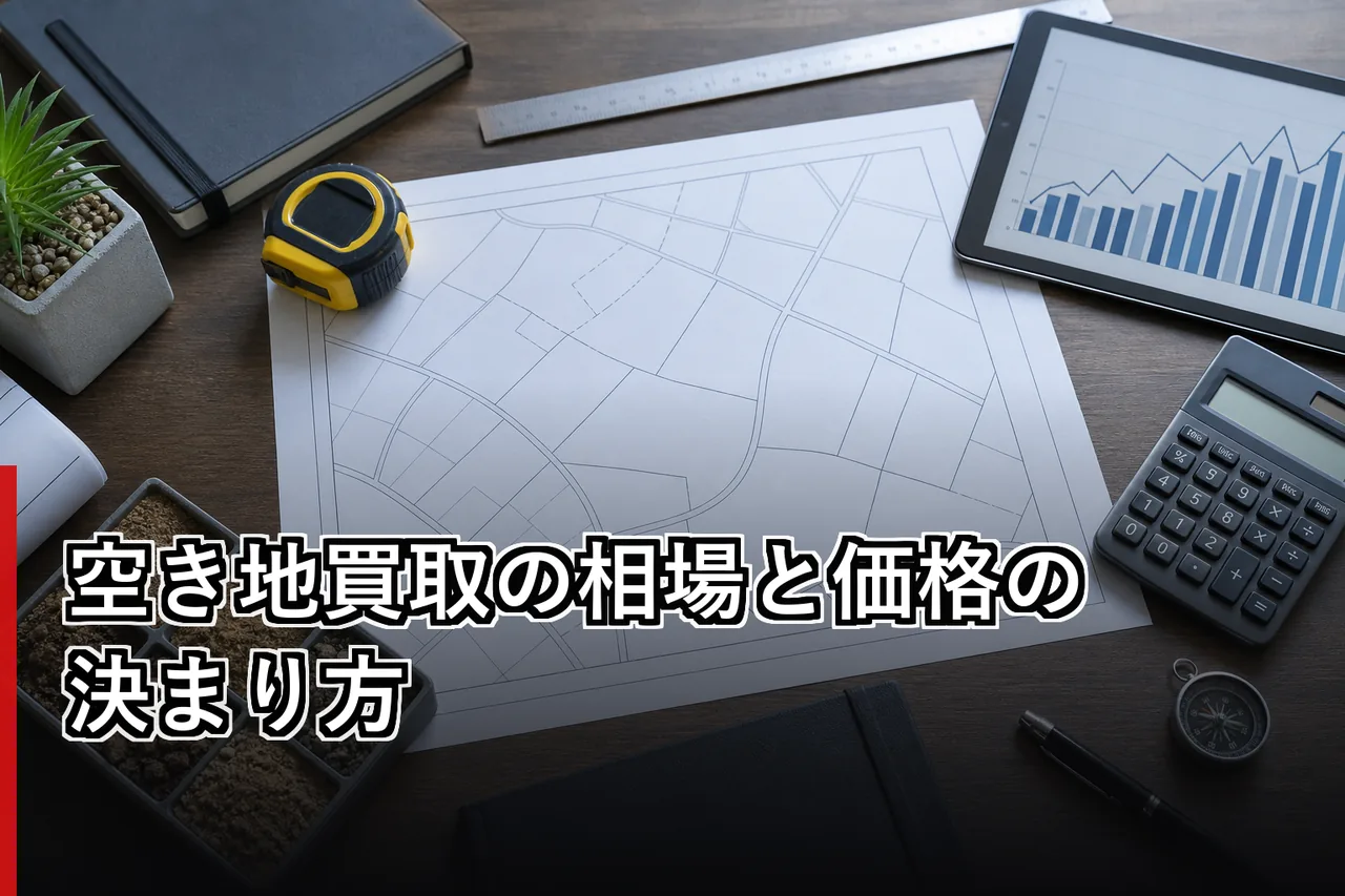 空き地買取の相場と価格の決まり方のイメージ