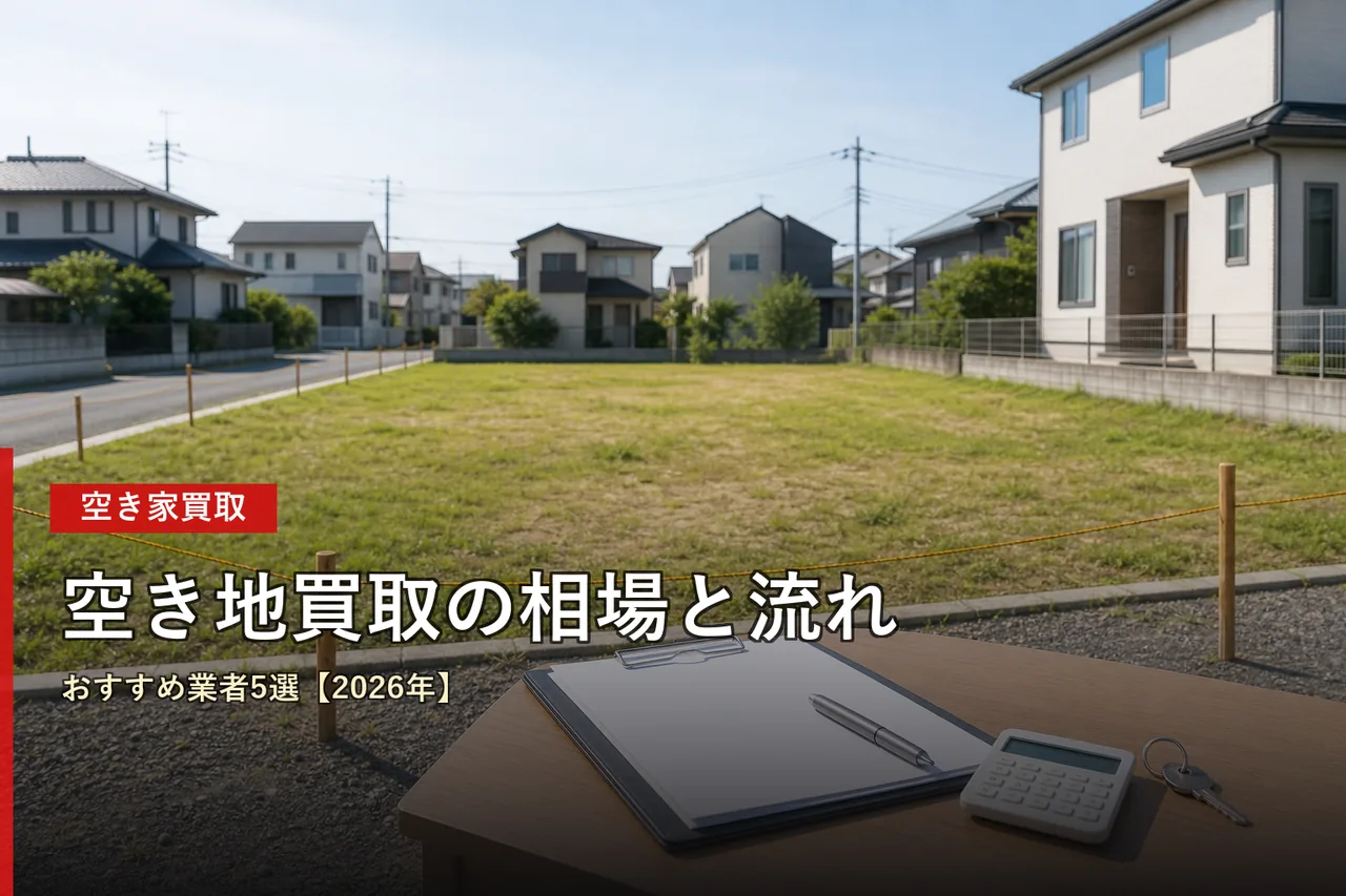 空き地買取の相場と流れ|おすすめ業者5選【2026年】