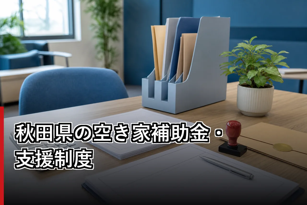 秋田県の空き家補助金・支援制度のイメージ