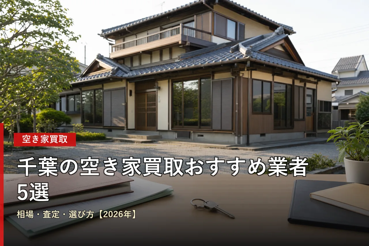 千葉の空き家買取業者5選と相場・査定ポイント【2026年版】