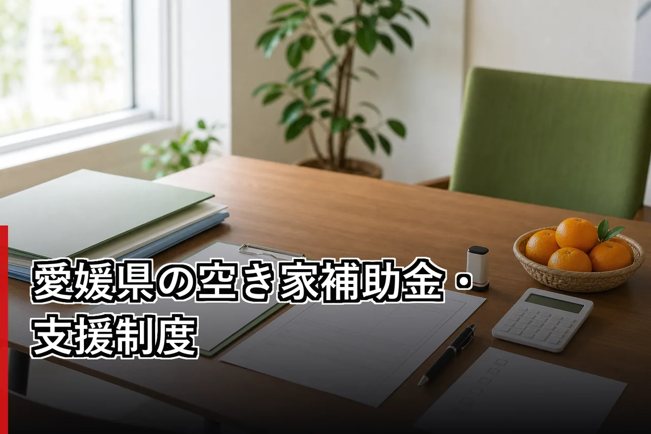 愛媛県の空き家補助金・支援制度のイメージ