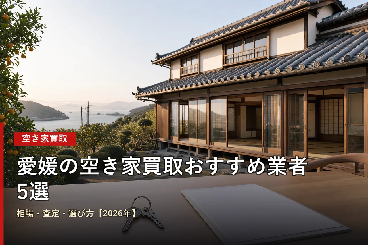 愛媛の空き家買取優良5社を相場・条件で比較【2026年版】