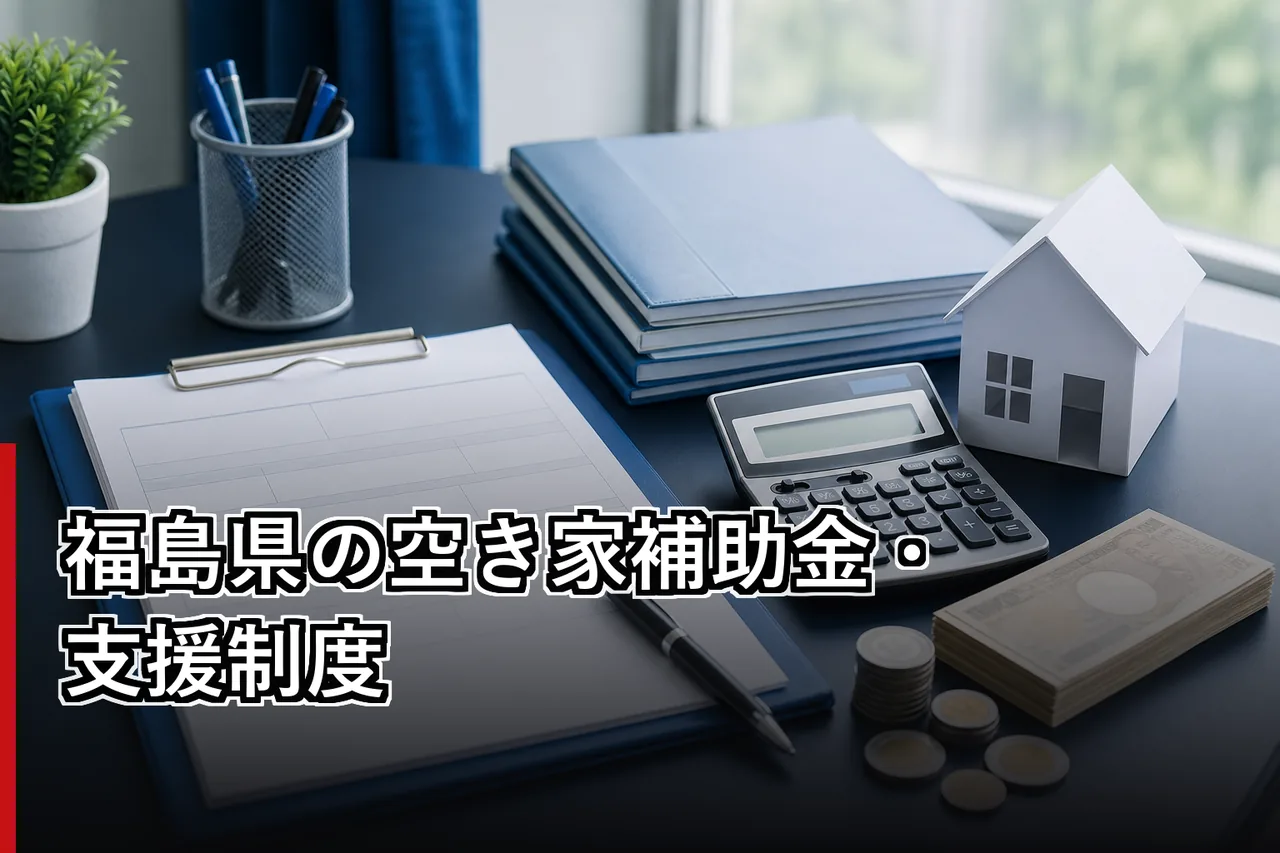 福島県の空き家補助金・支援制度のイメージ