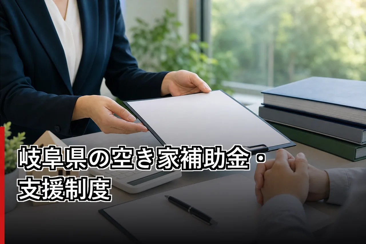 岐阜県の空き家補助金・支援制度のイメージ