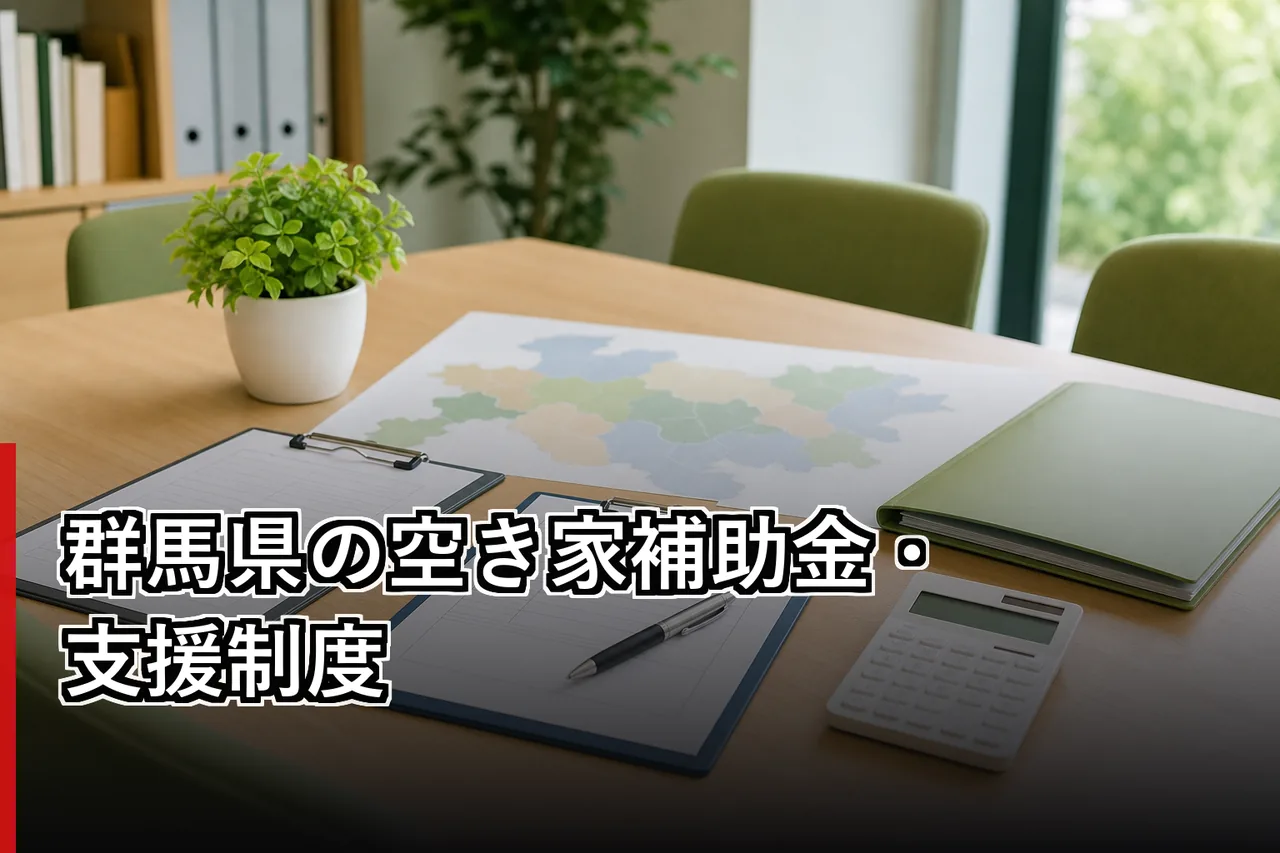 群馬県の空き家補助金・支援制度のイメージ