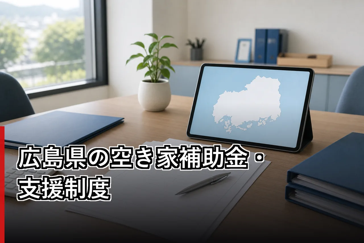 広島県の空き家補助金・支援制度のイメージ