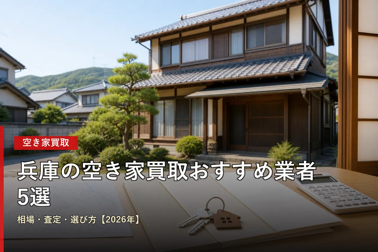 兵庫の空き家買取業者5選と相場比較・査定の注意点【2026年版】