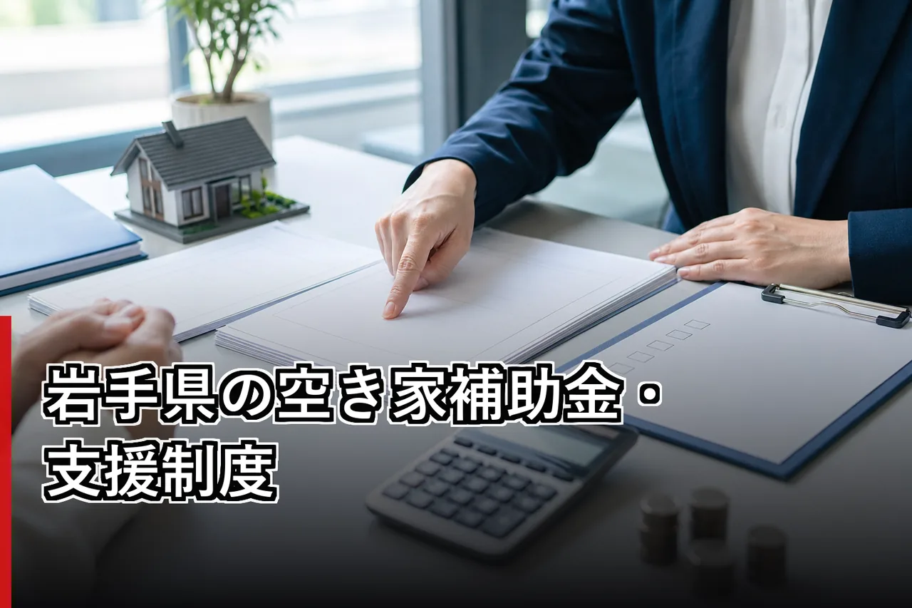岩手県の空き家補助金・支援制度のイメージ