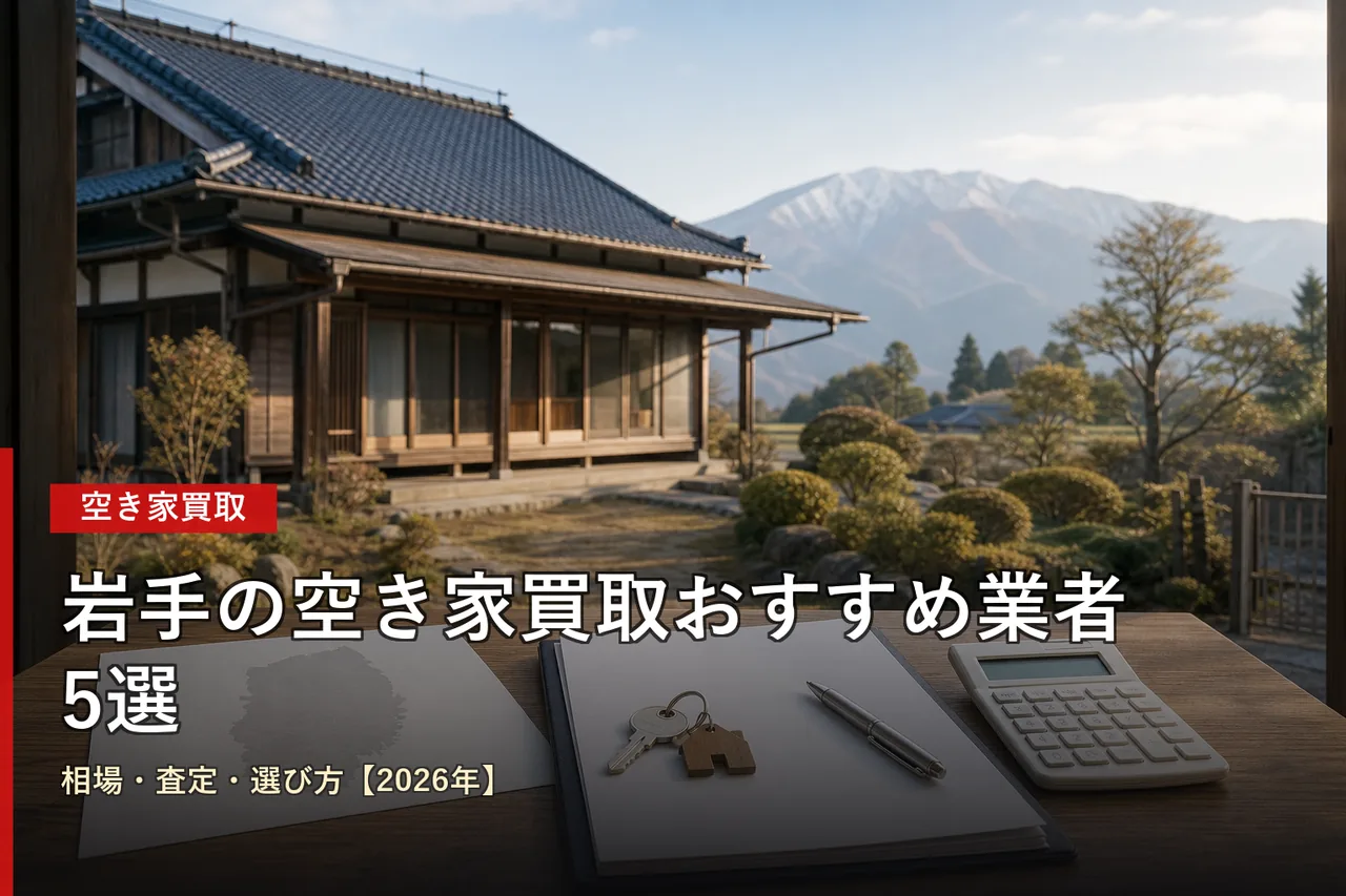岩手の空き家買取を優良5社比較と査定前の相場で確認【2026年版】