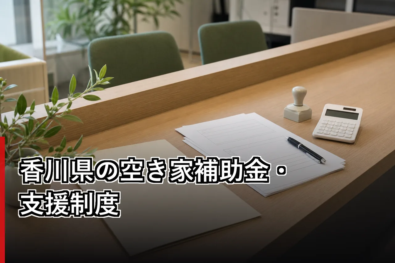 香川県の空き家補助金・支援制度のイメージ