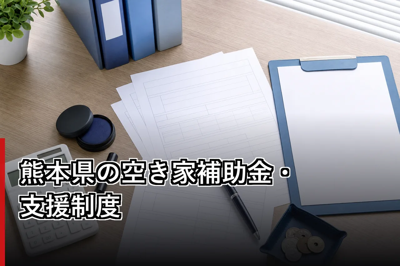 熊本県の空き家補助金・支援制度のイメージ