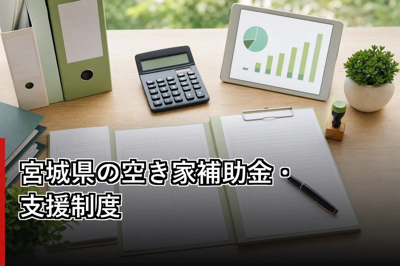 宮城県の空き家補助金・支援制度のイメージ