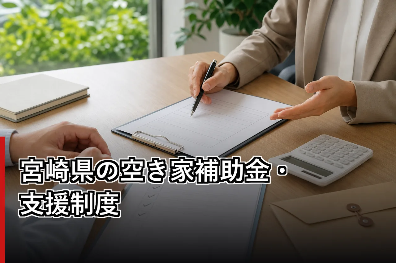 宮崎県の空き家補助金・支援制度のイメージ