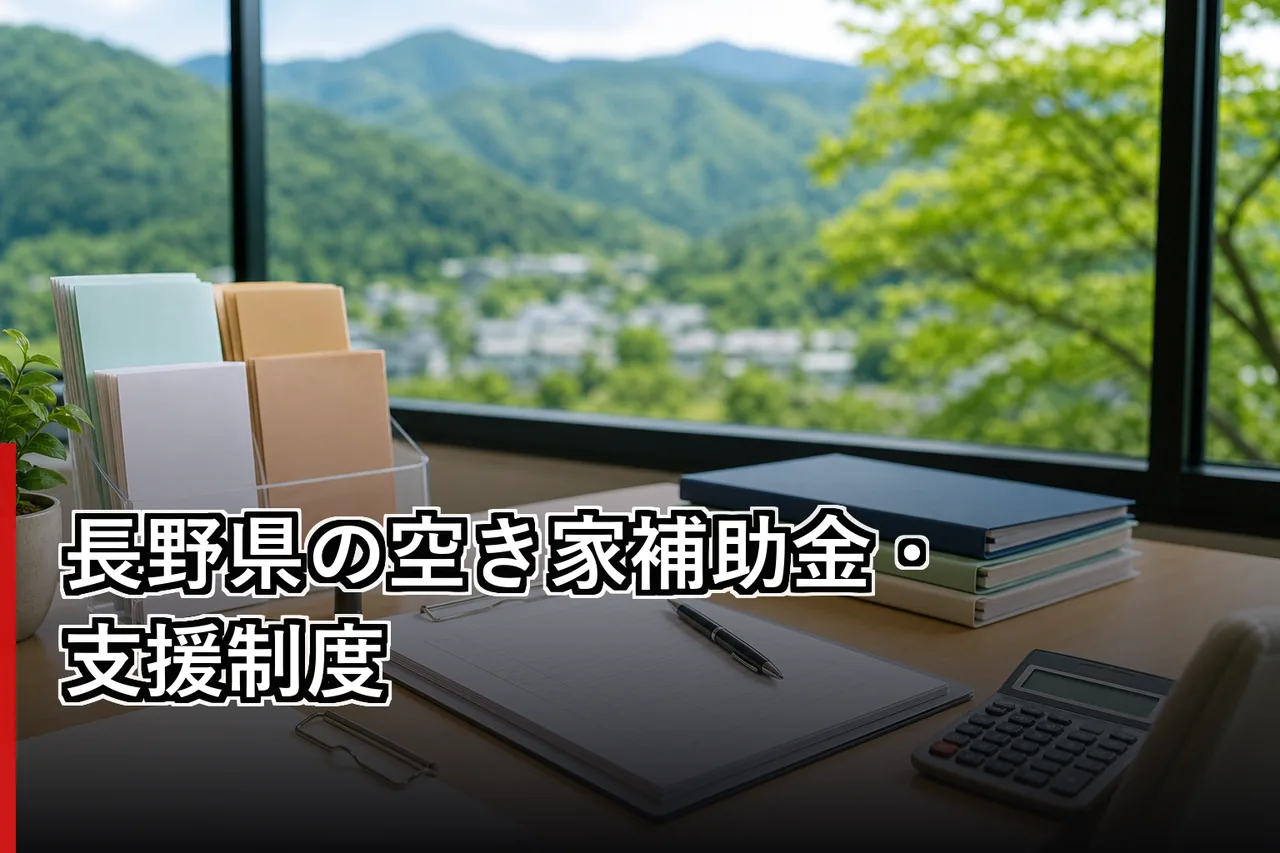 長野県の空き家補助金・支援制度のイメージ
