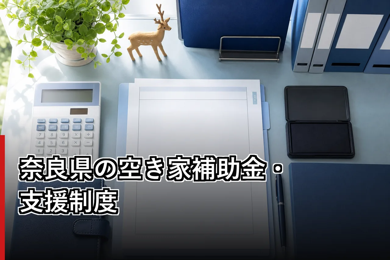 奈良県の空き家補助金・支援制度のイメージ