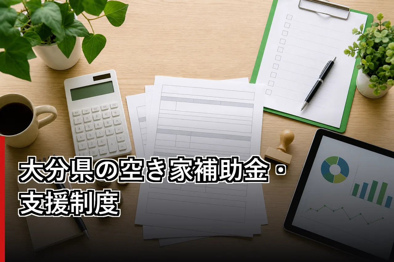 大分県の空き家補助金・支援制度のイメージ
