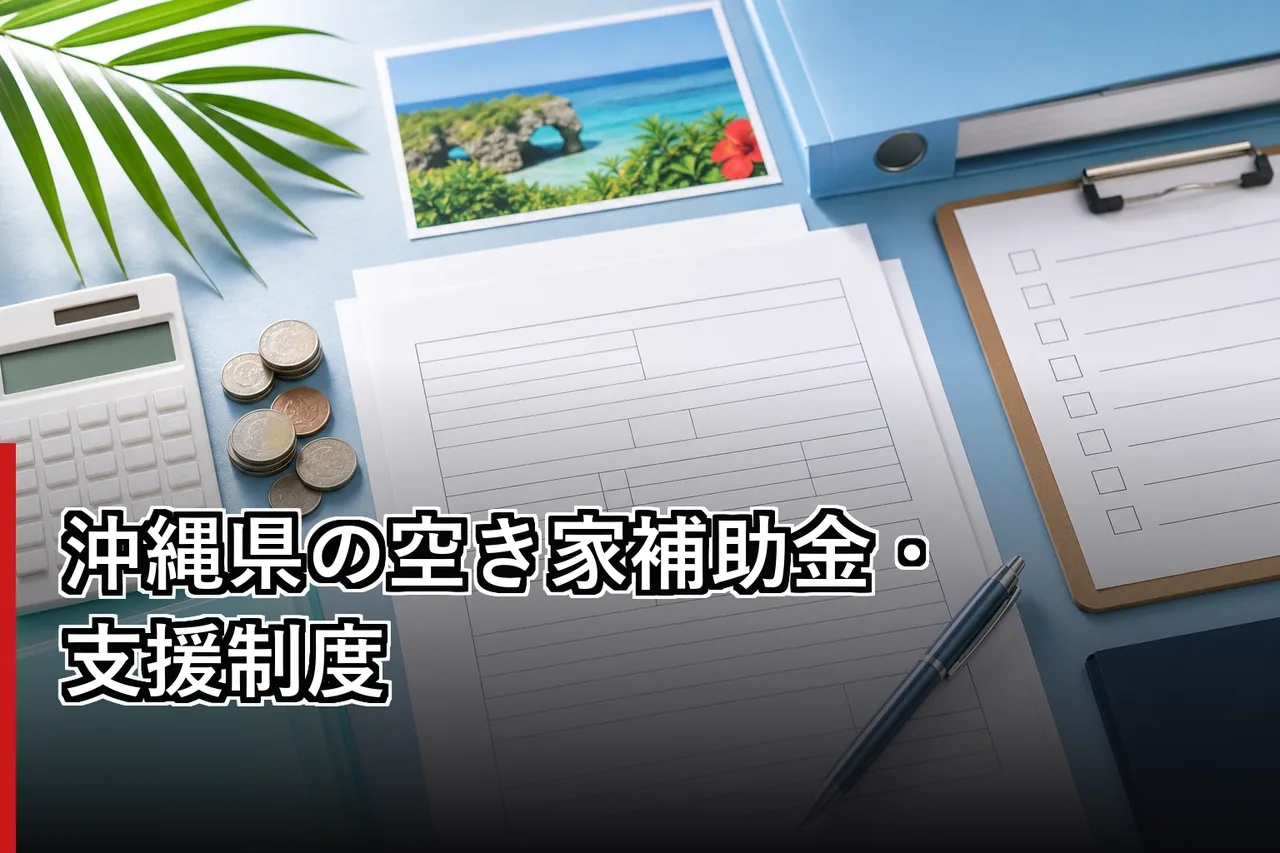 沖縄県の空き家補助金・支援制度のイメージ