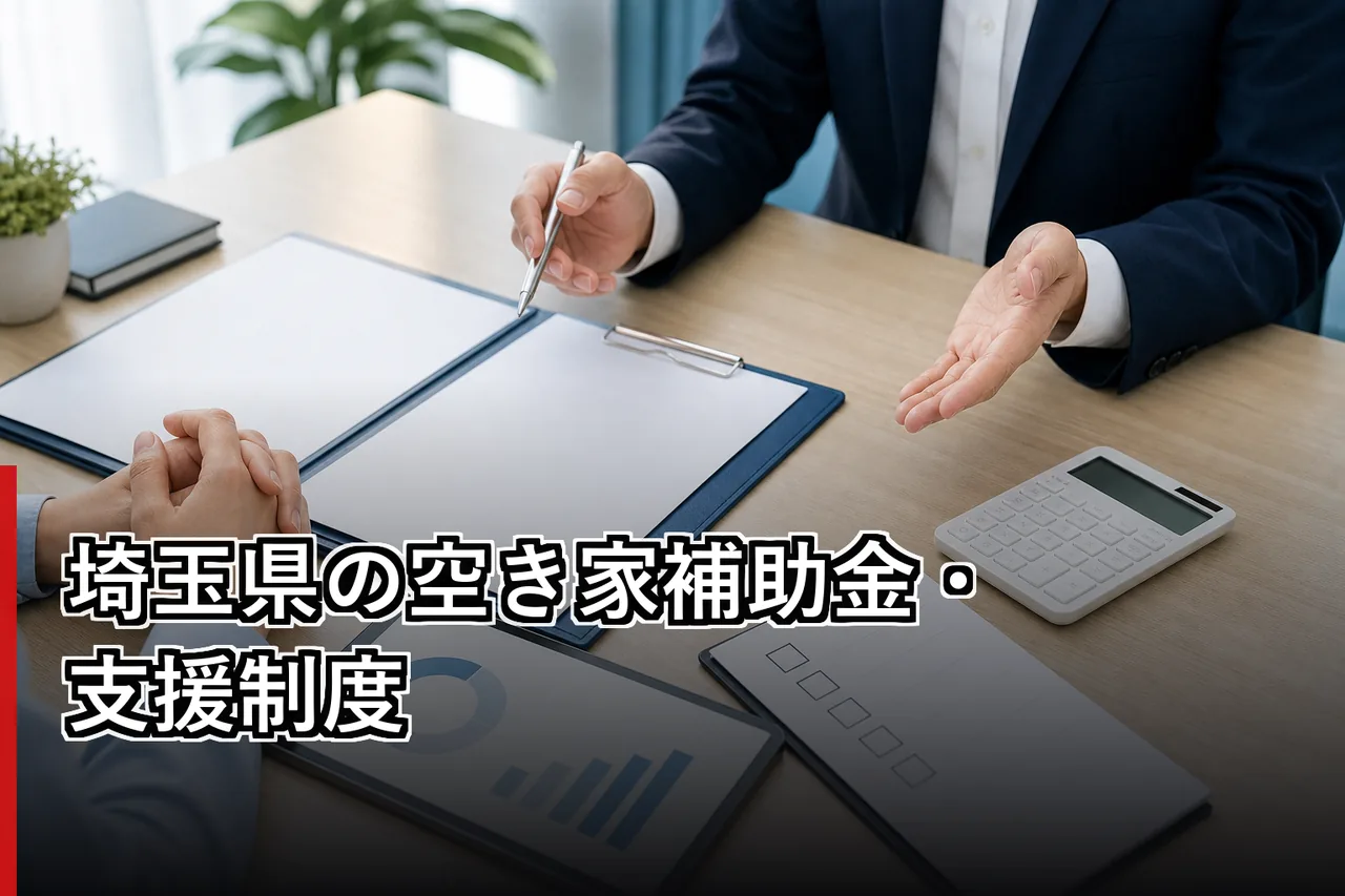 埼玉県の空き家補助金・支援制度のイメージ
