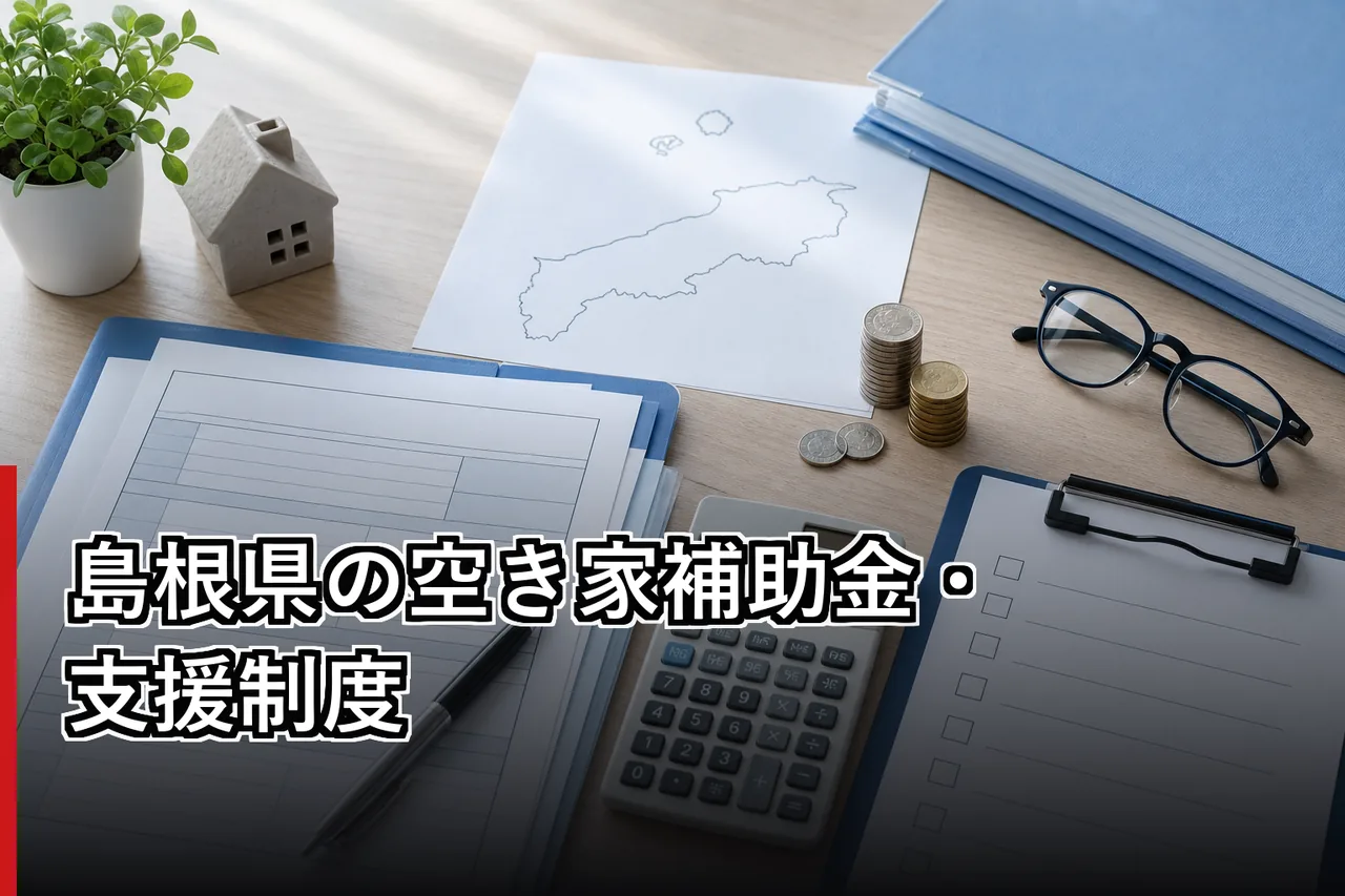 島根県の空き家補助金・支援制度のイメージ