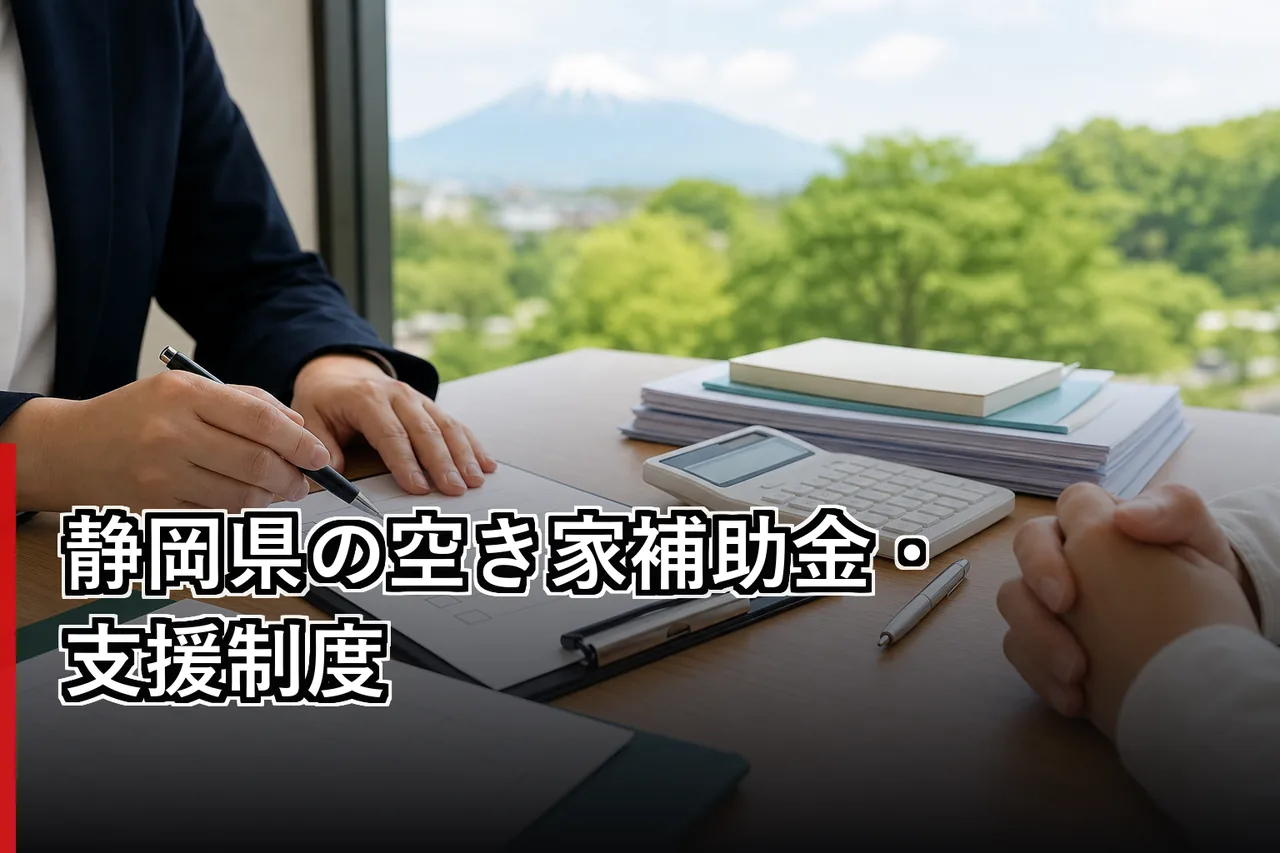 静岡県の空き家補助金・支援制度のイメージ