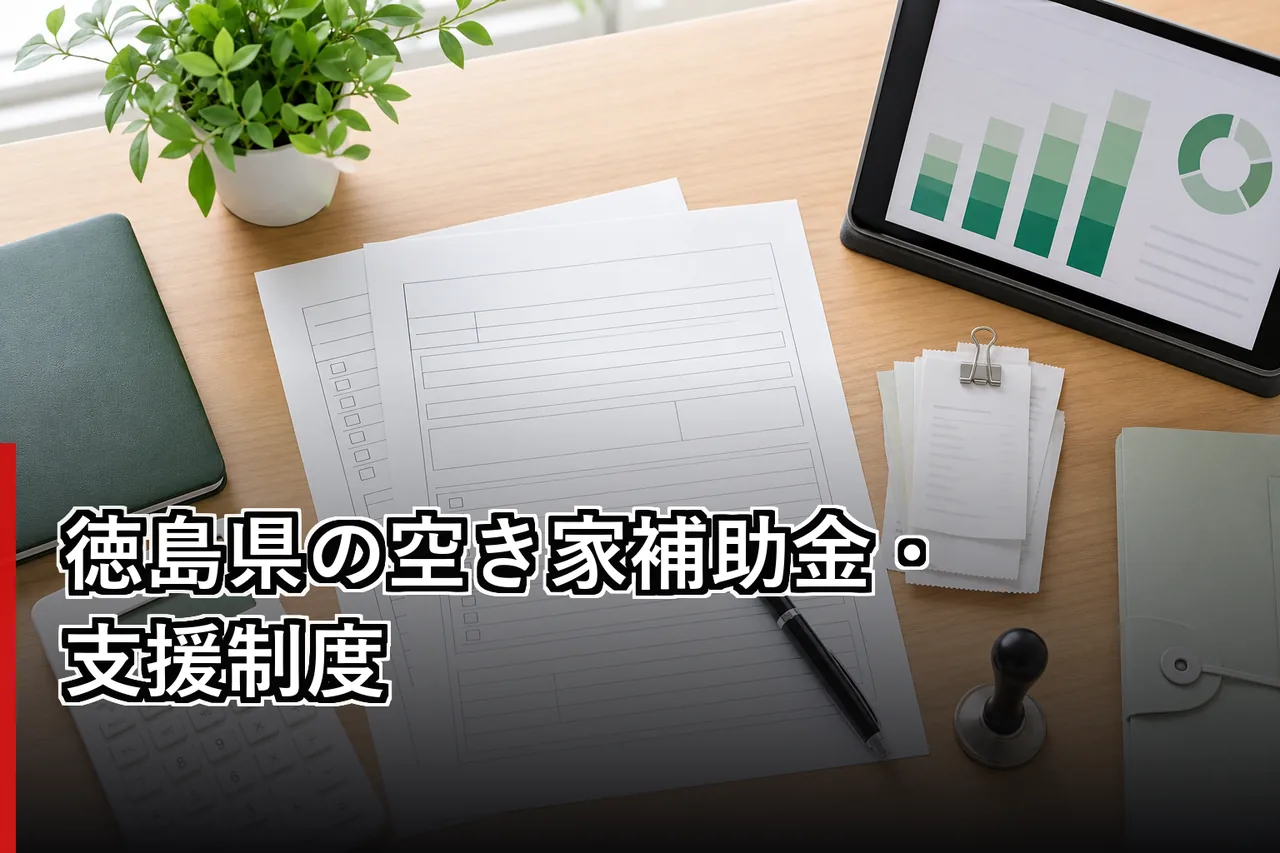 徳島県の空き家補助金・支援制度のイメージ