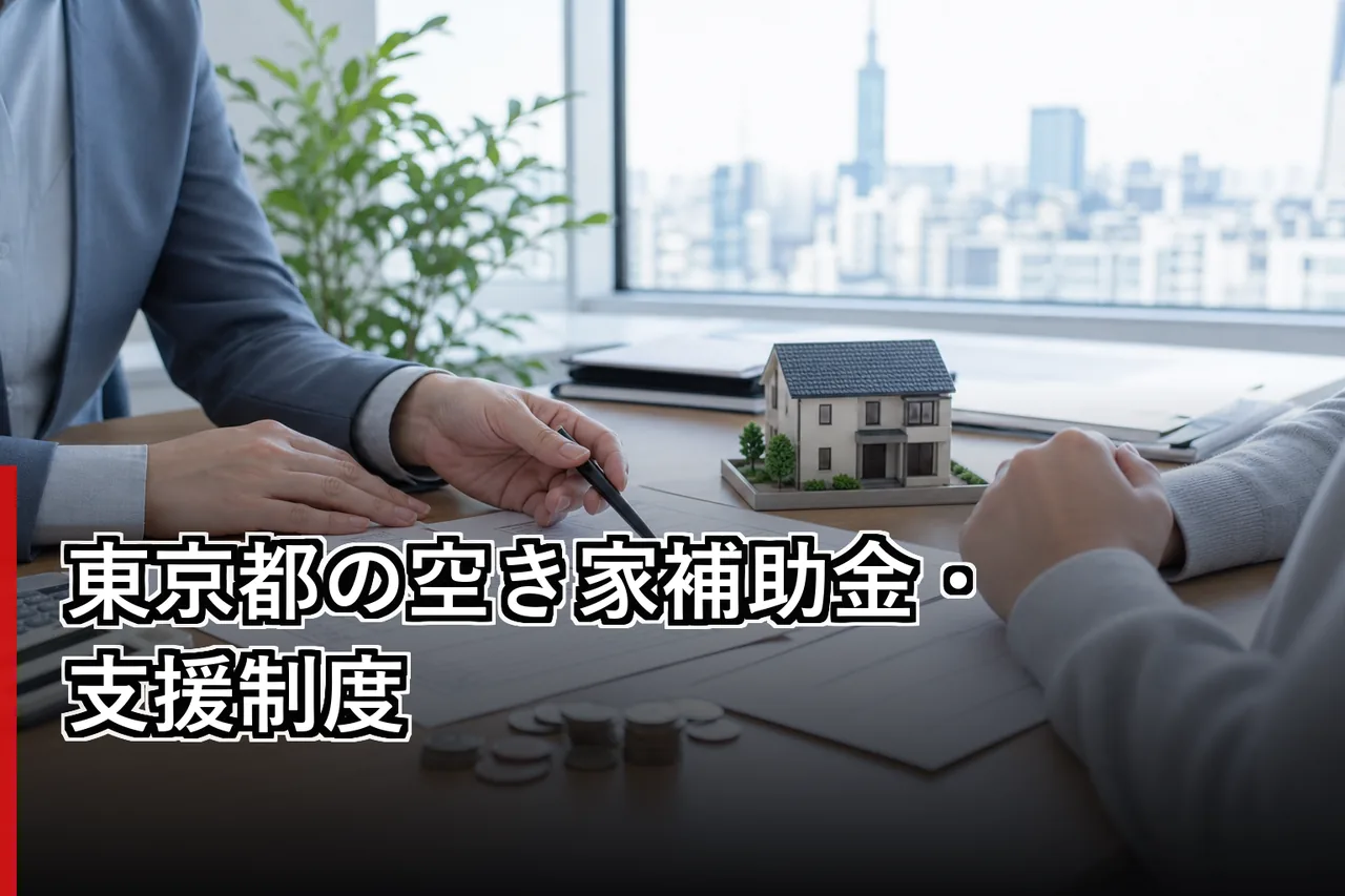 東京都の空き家補助金・支援制度のイメージ
