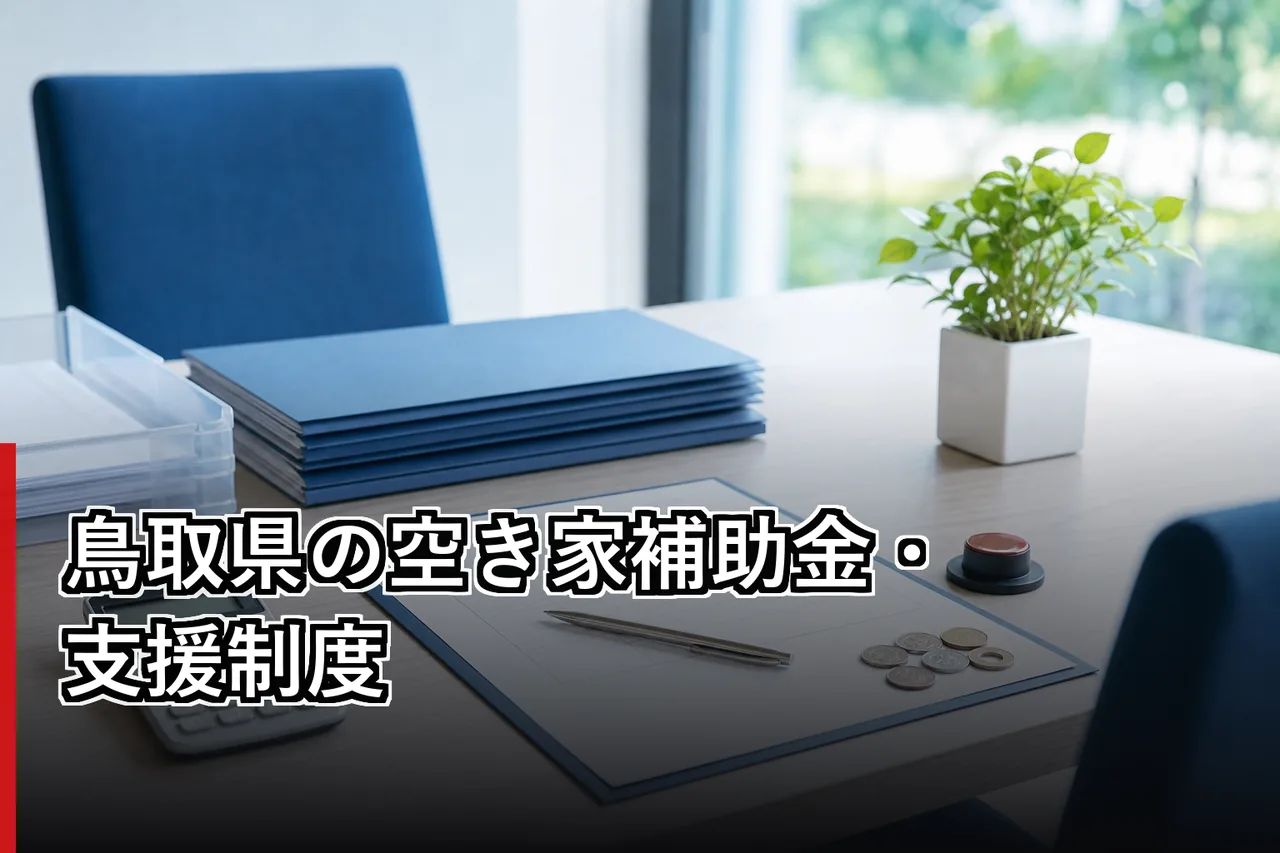 鳥取県の空き家補助金・支援制度のイメージ