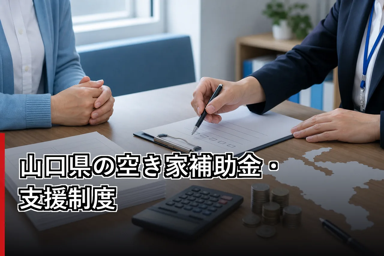 山口県の空き家補助金・支援制度のイメージ