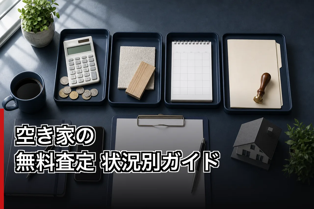 空き家の無料査定 状況別ガイドのイメージ