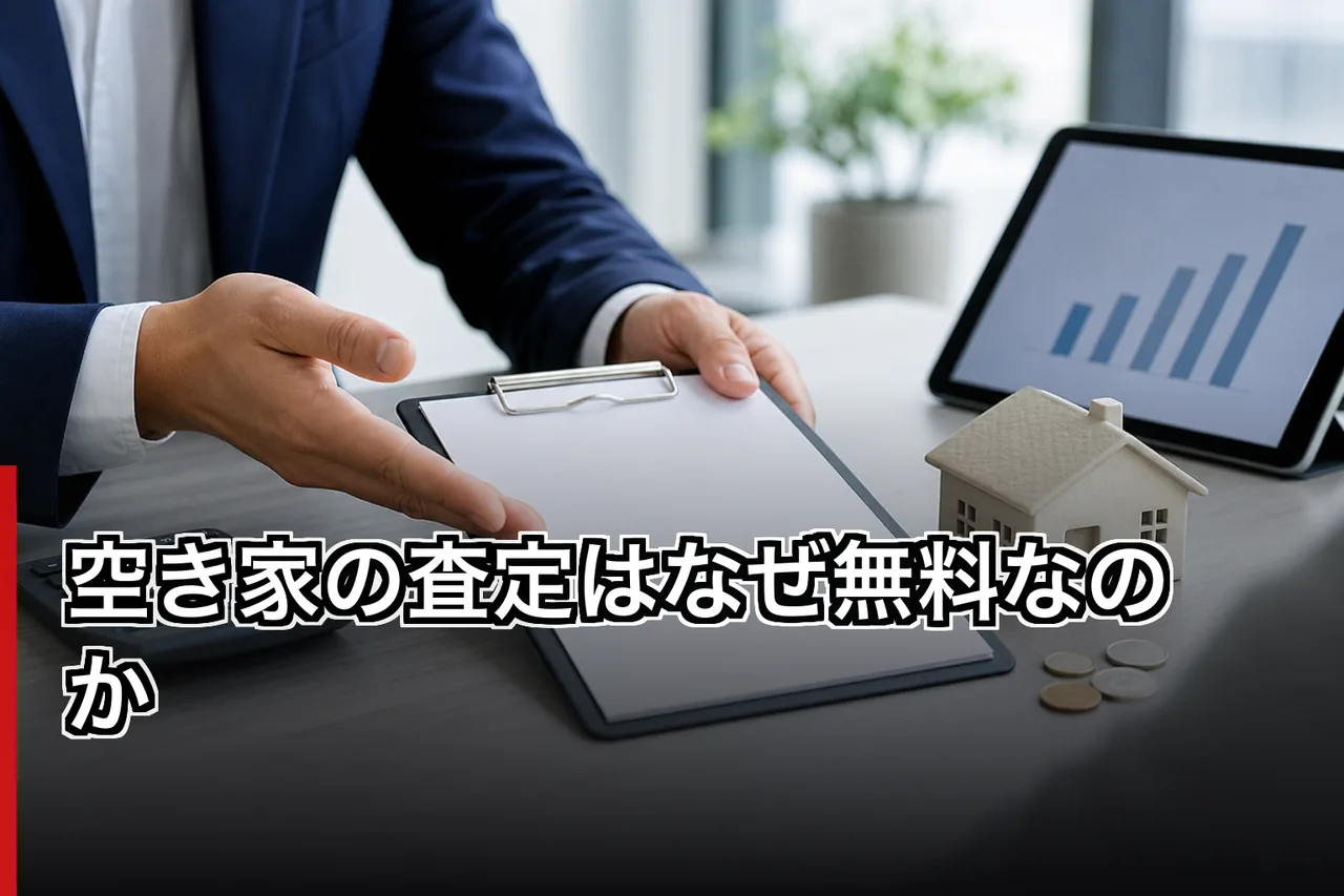 空き家の査定はなぜ無料なのかのイメージ