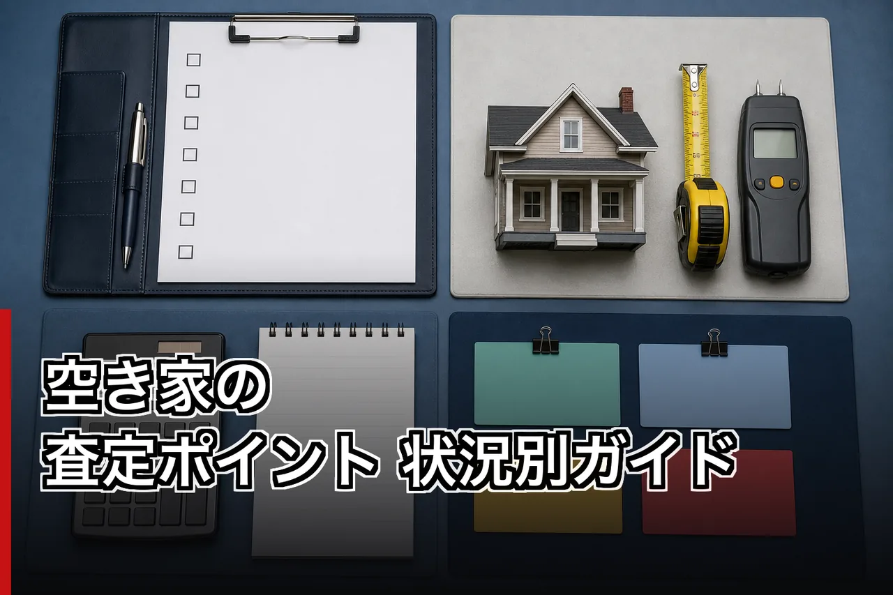 空き家の査定ポイント 状況別ガイドのイメージ