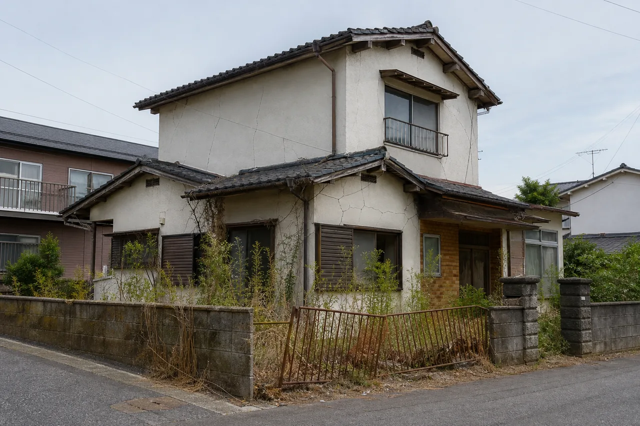 空き家を放置するリスクのイメージ