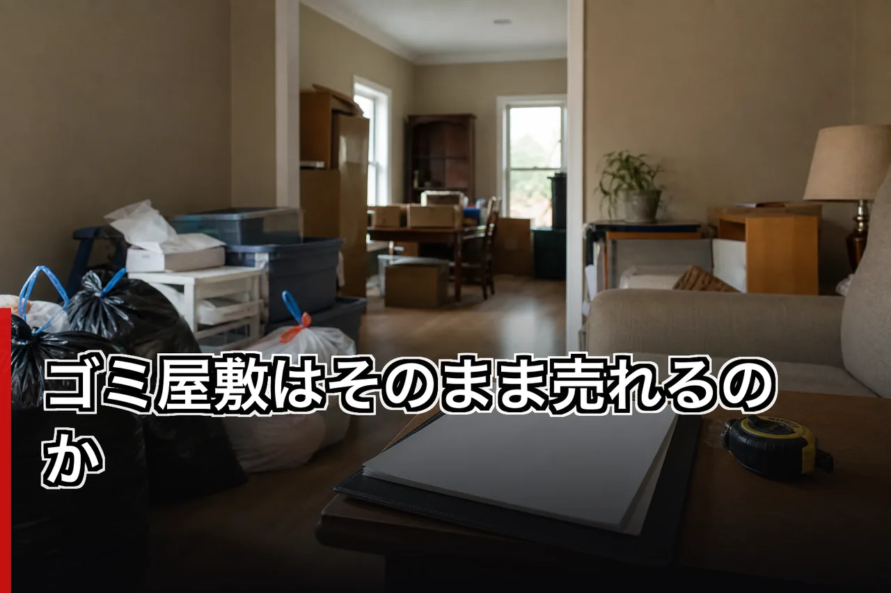ゴミ屋敷はそのまま売れるのかのイメージ