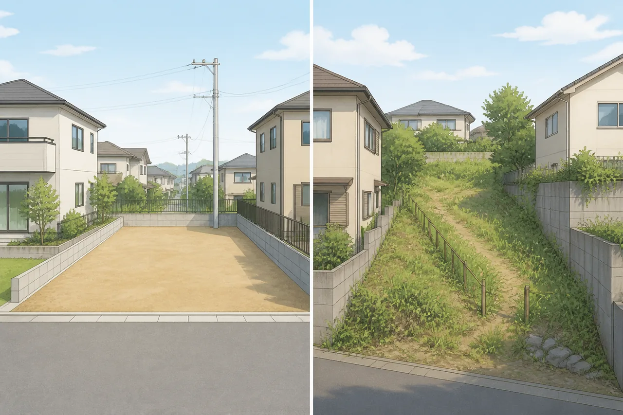 買取されやすい空き地・されにくい空き地の特徴