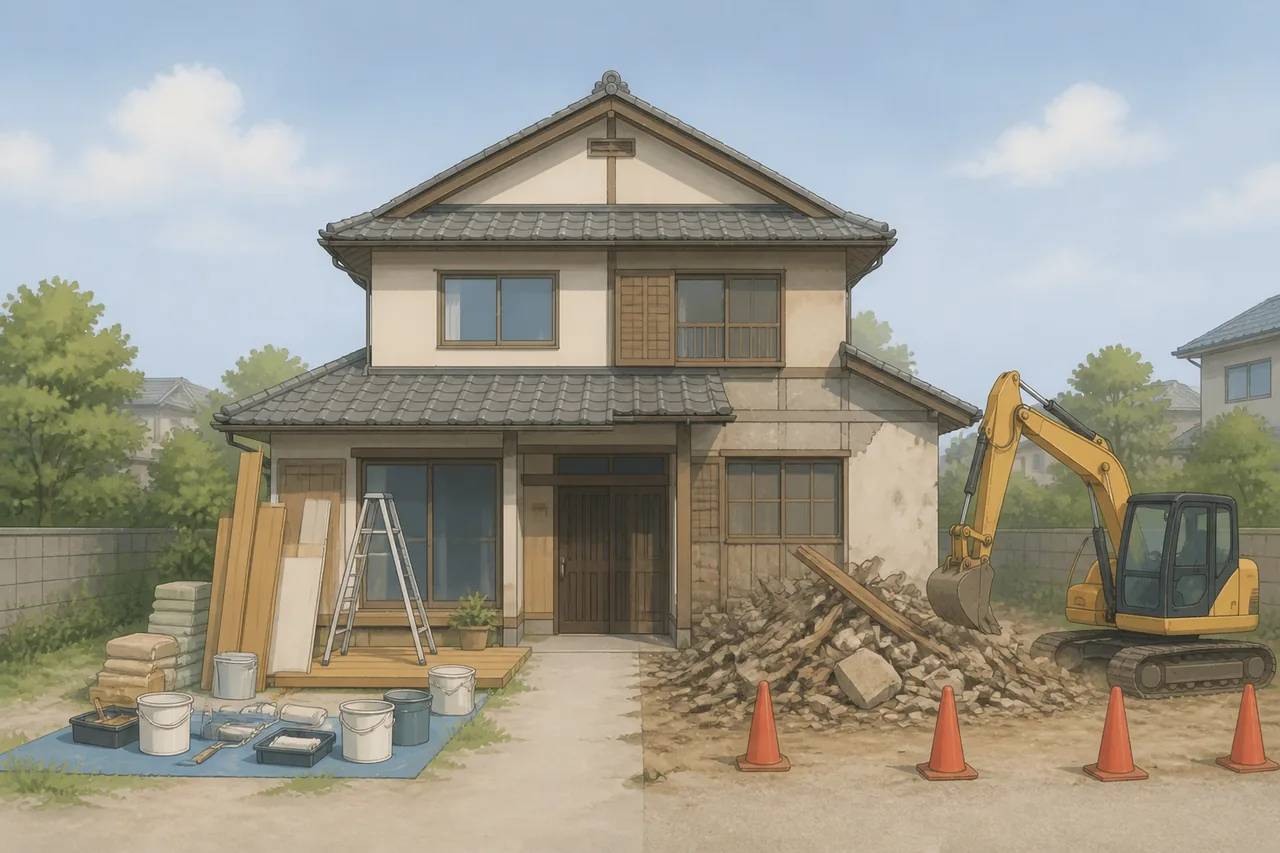売却前にリフォーム・解体すべきか