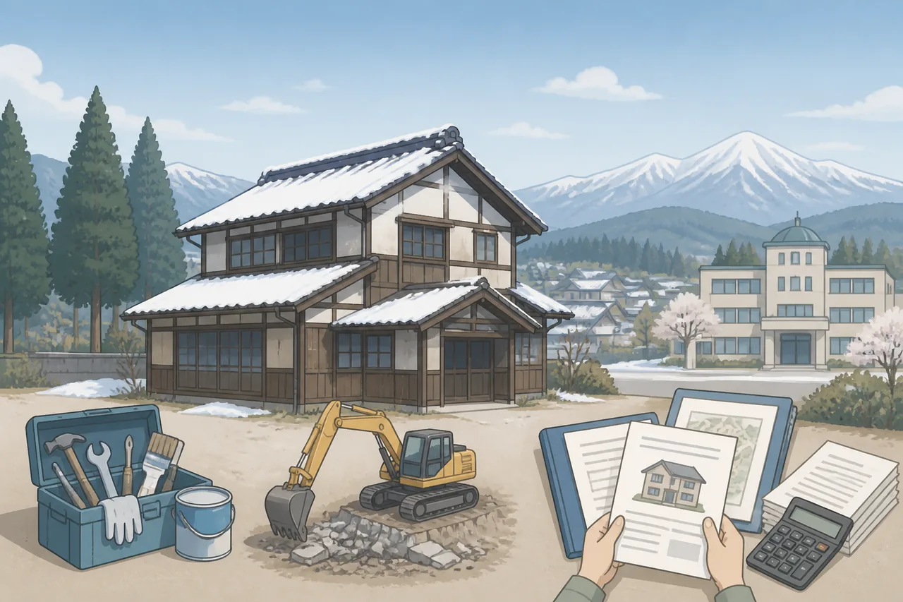 秋田で売れにくい空き家の対処法