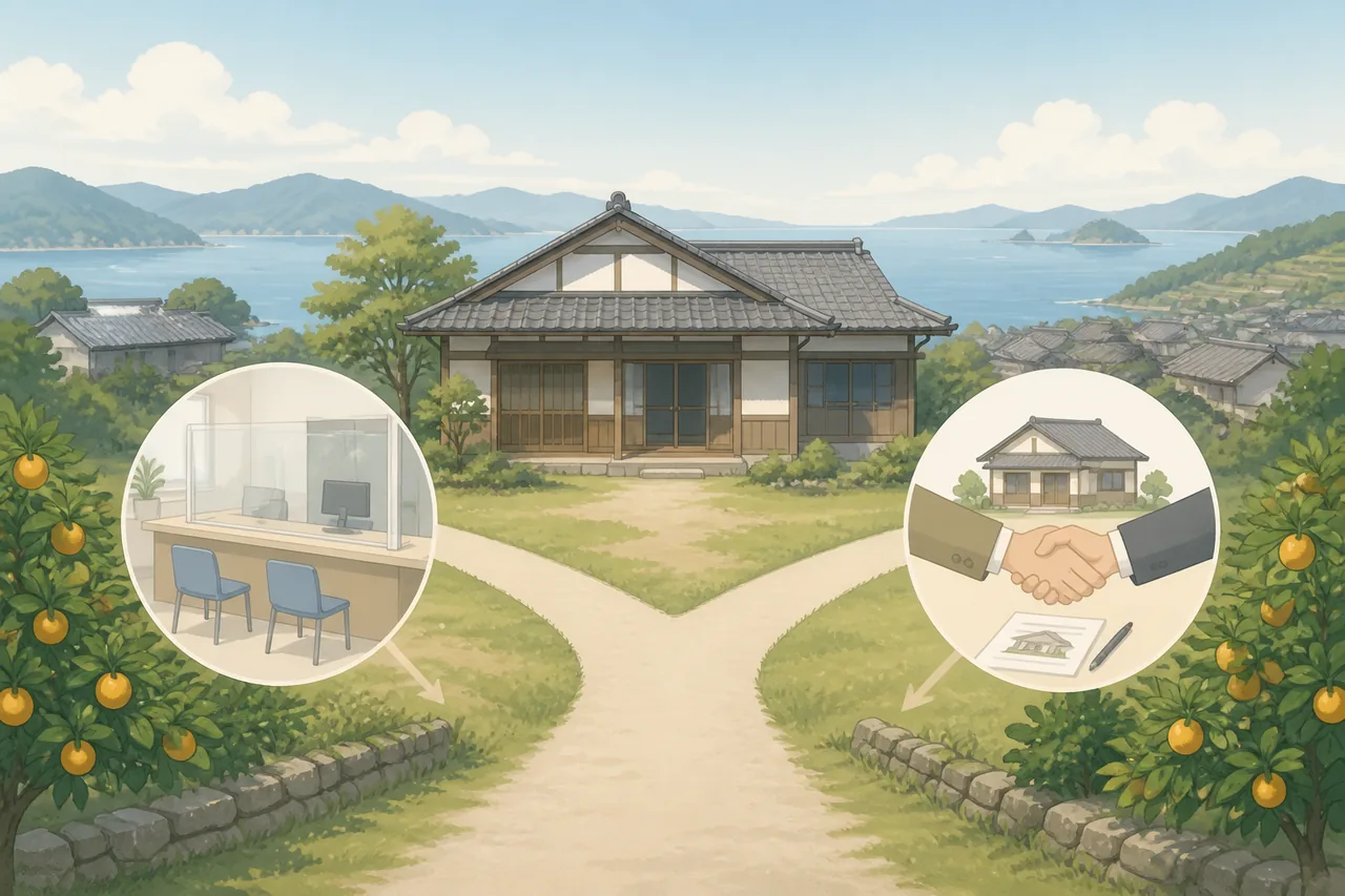 空き家バンクと買取の使い分け