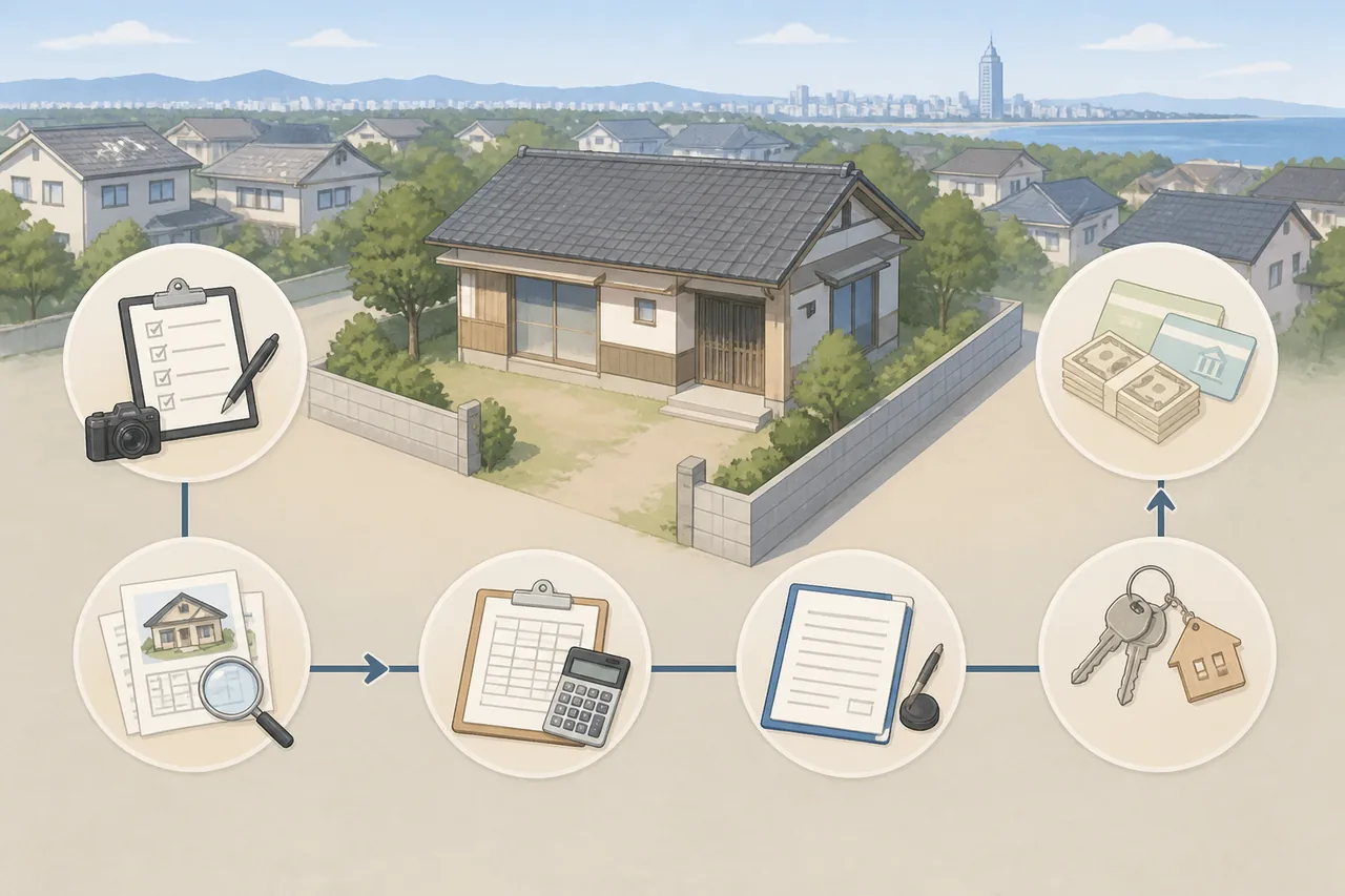 空き家買取の流れ|査定から現金化まで