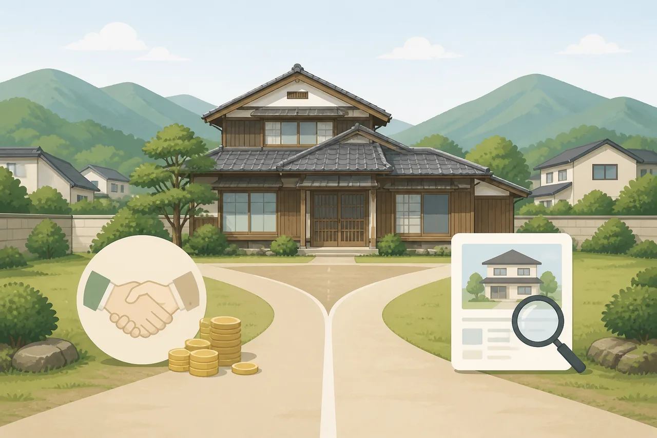 空き家買取と仲介の違い｜岐阜ではどちらを選ぶべきか