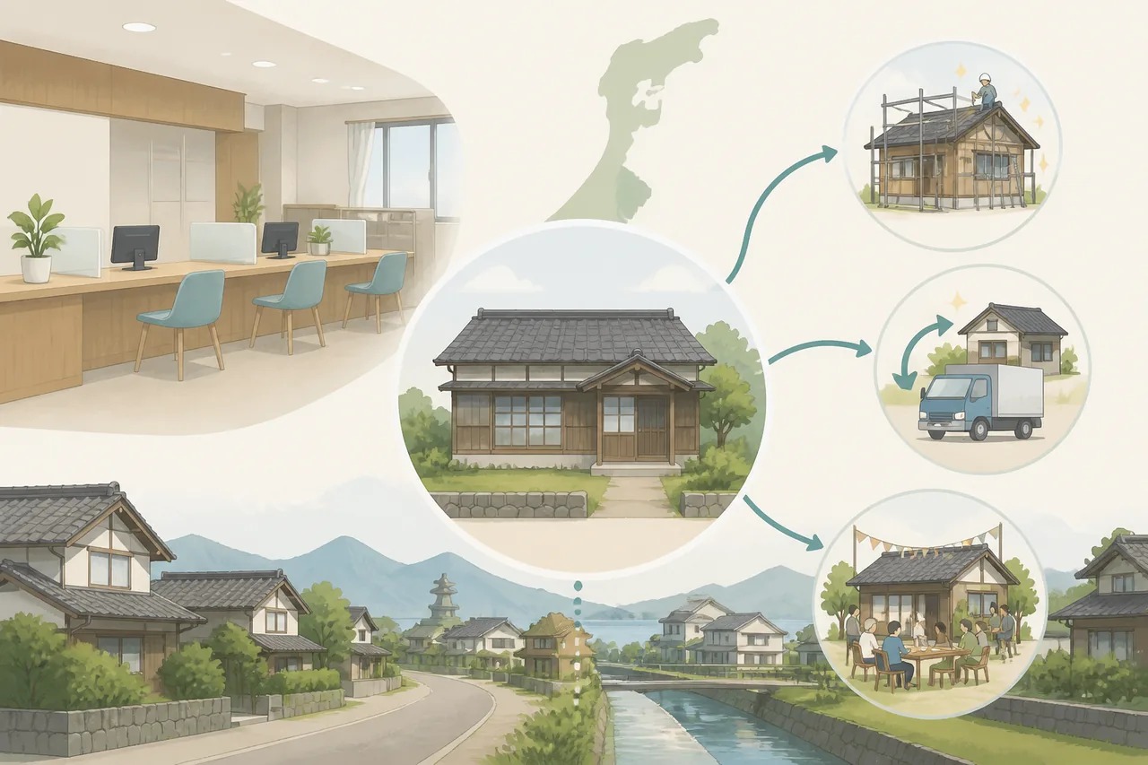 石川県の空き家バンクと活用方法