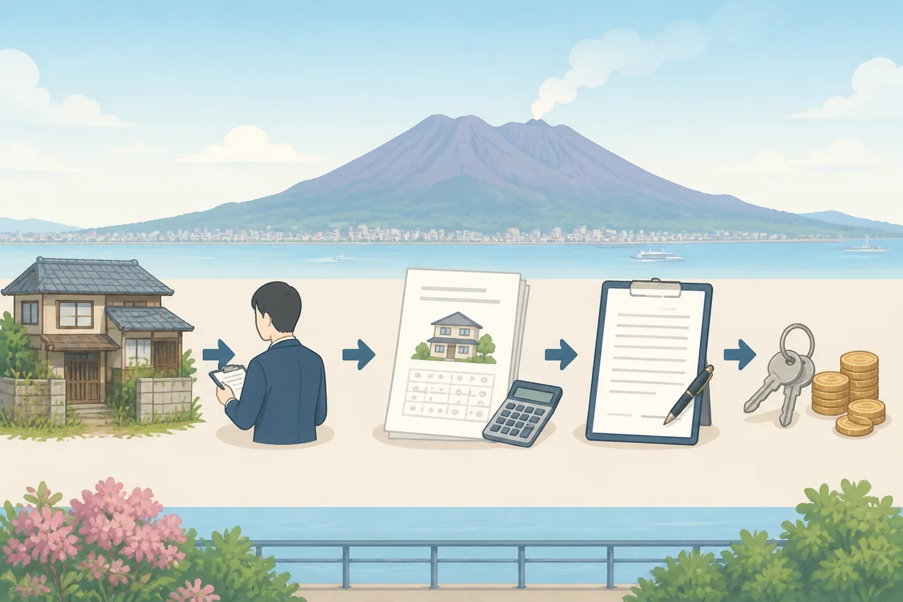 鹿児島で空き家を買い取ってもらう流れ