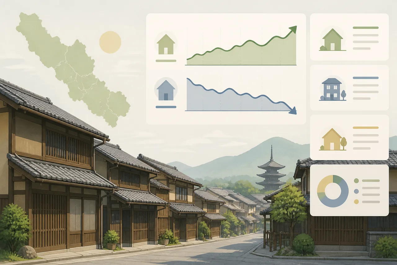 京都府の空き家の現状と市場動向