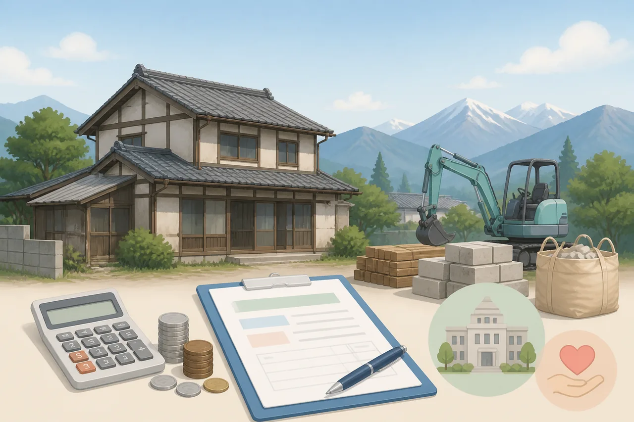解体費用と補助金を確認する