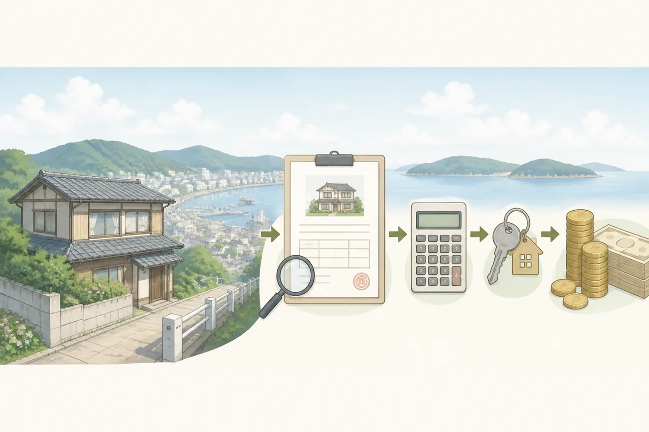 空き家買取の流れ|長崎で査定から現金化までの手順