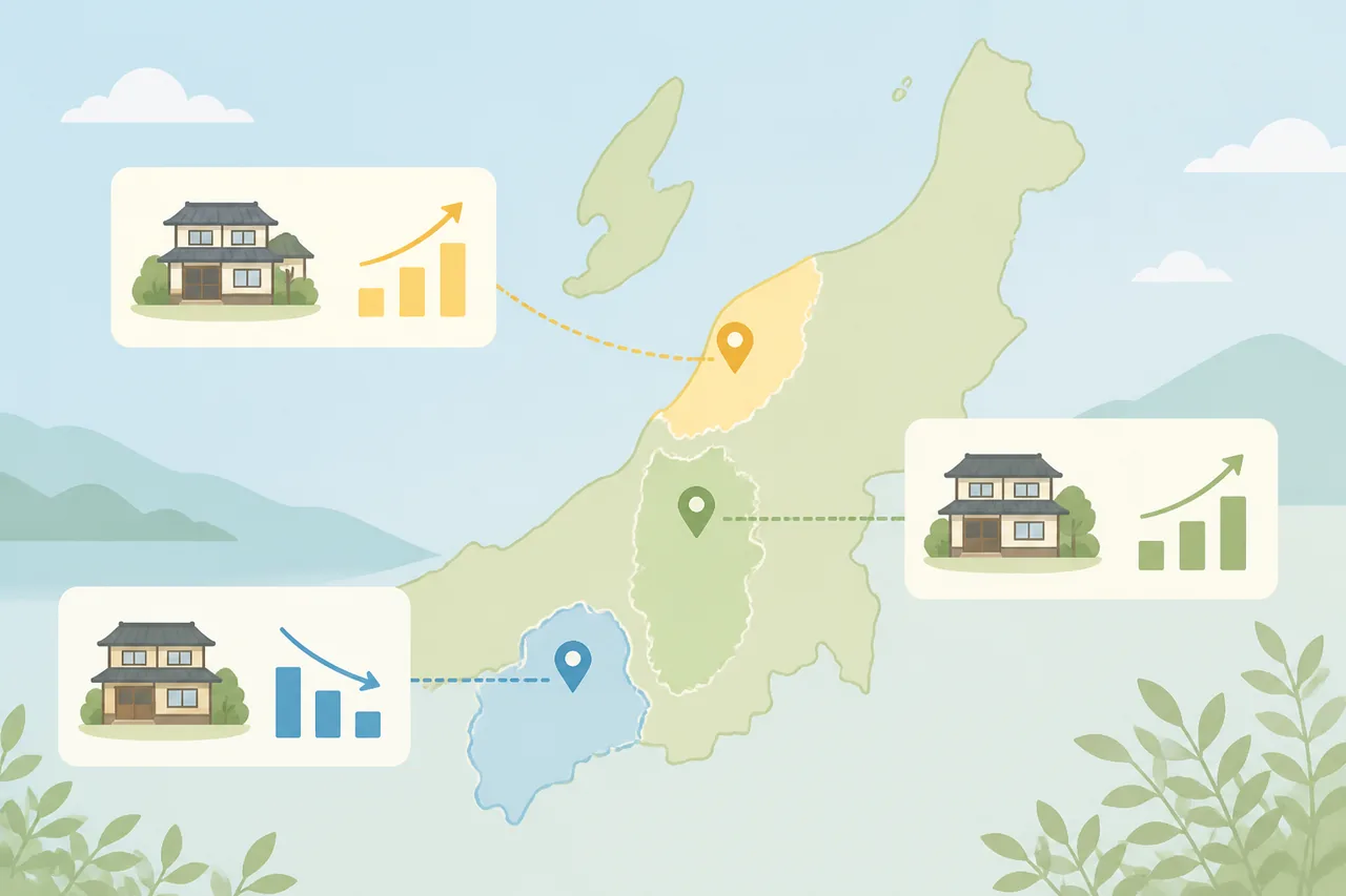 新潟市・長岡市・上越市で見る売れやすさの違い
