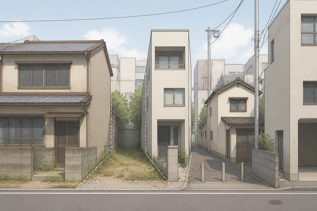 大阪の空き家で注意したい長屋・狭小地・再建築不可