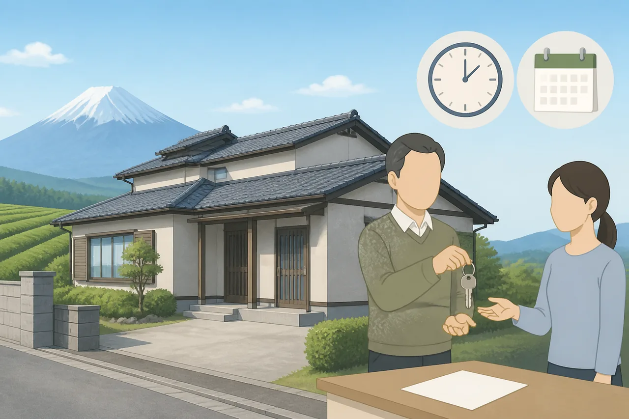 静岡の空き家買取は「早く手放したい人」に向く