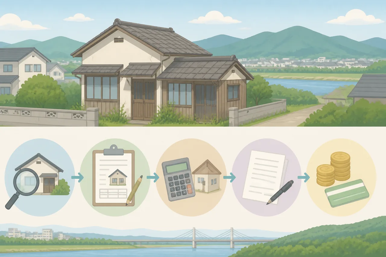 空き家買取の流れ|査定から現金化まで