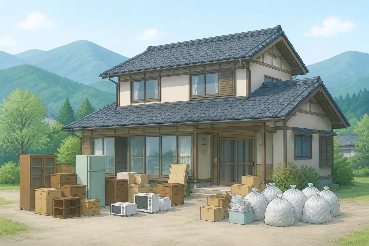 残置物・不用品がある空き家の売り方