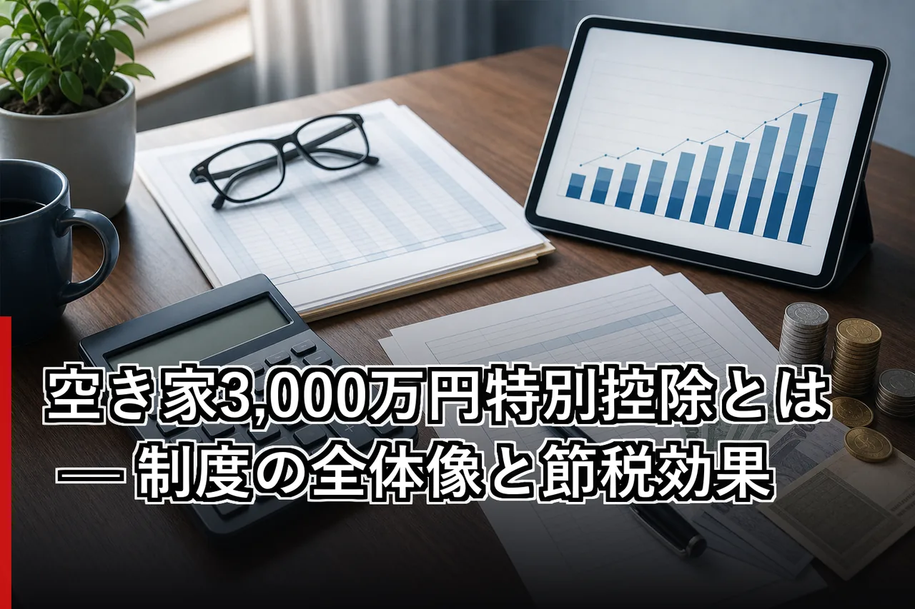 空き家3,000万円特別控除とは — 制度の全体像と節税効果のイメージ